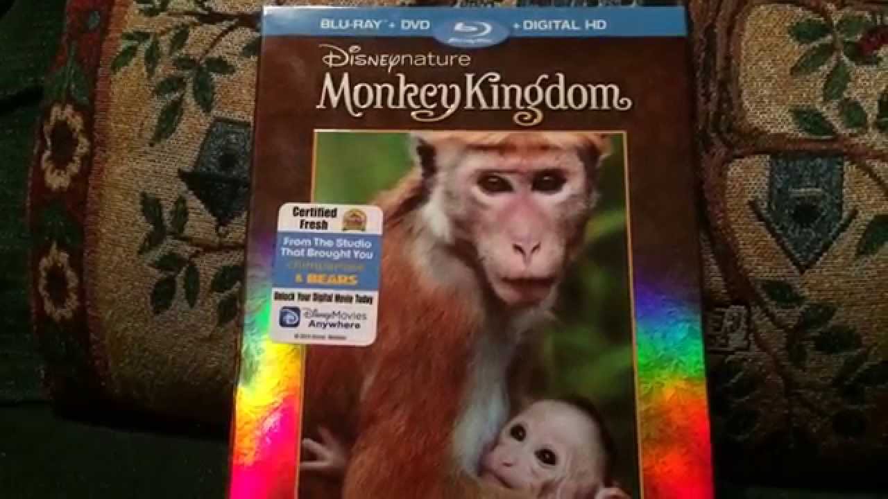Disneynature Monkey Kingdom 2015 Blu Ray Unboxing