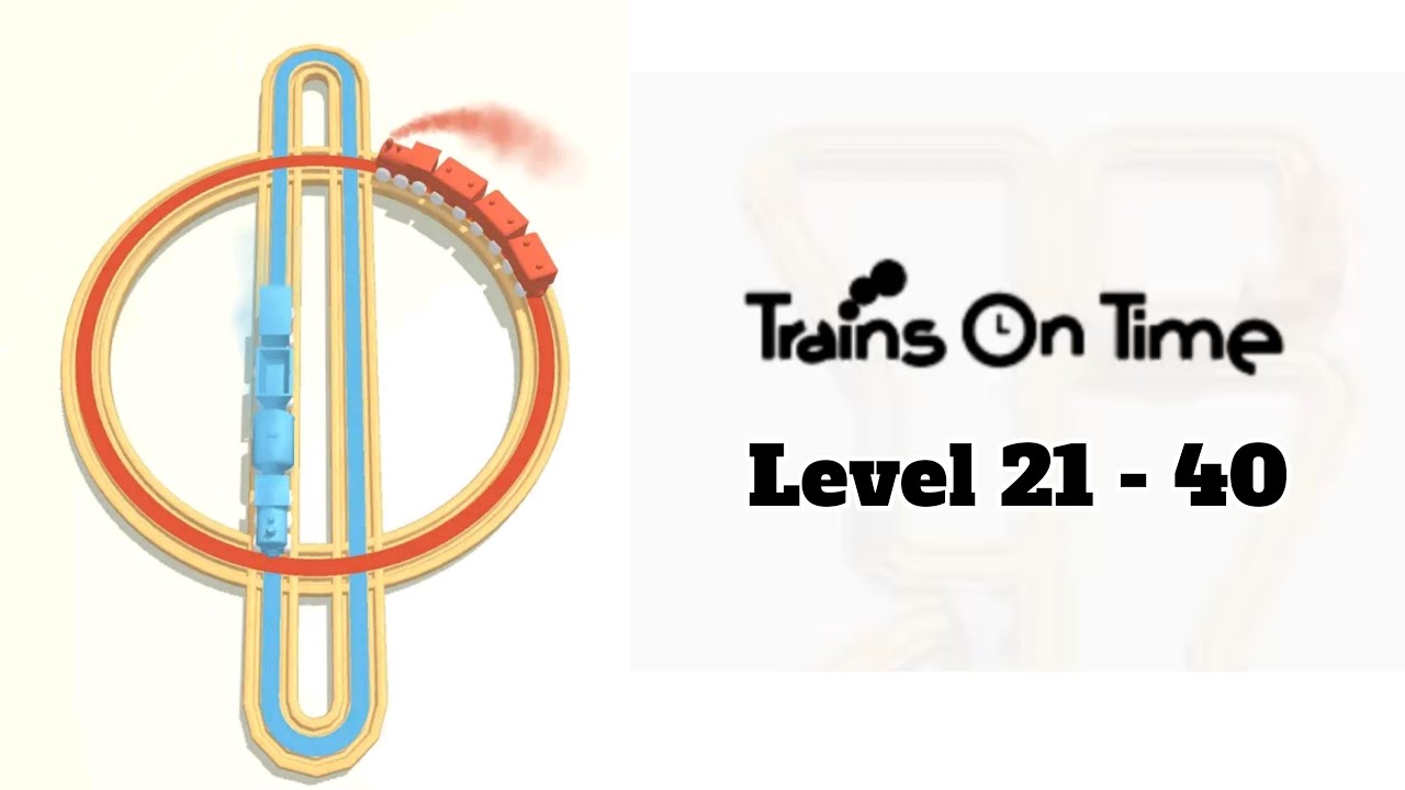 Train On Time Android Game Level 21-40 | Best Offline Puzzle Game