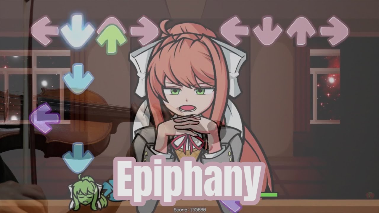 Friday Night Funkin' VS Monika + Doki Doki Takeover - Epiphany - Violin Cover