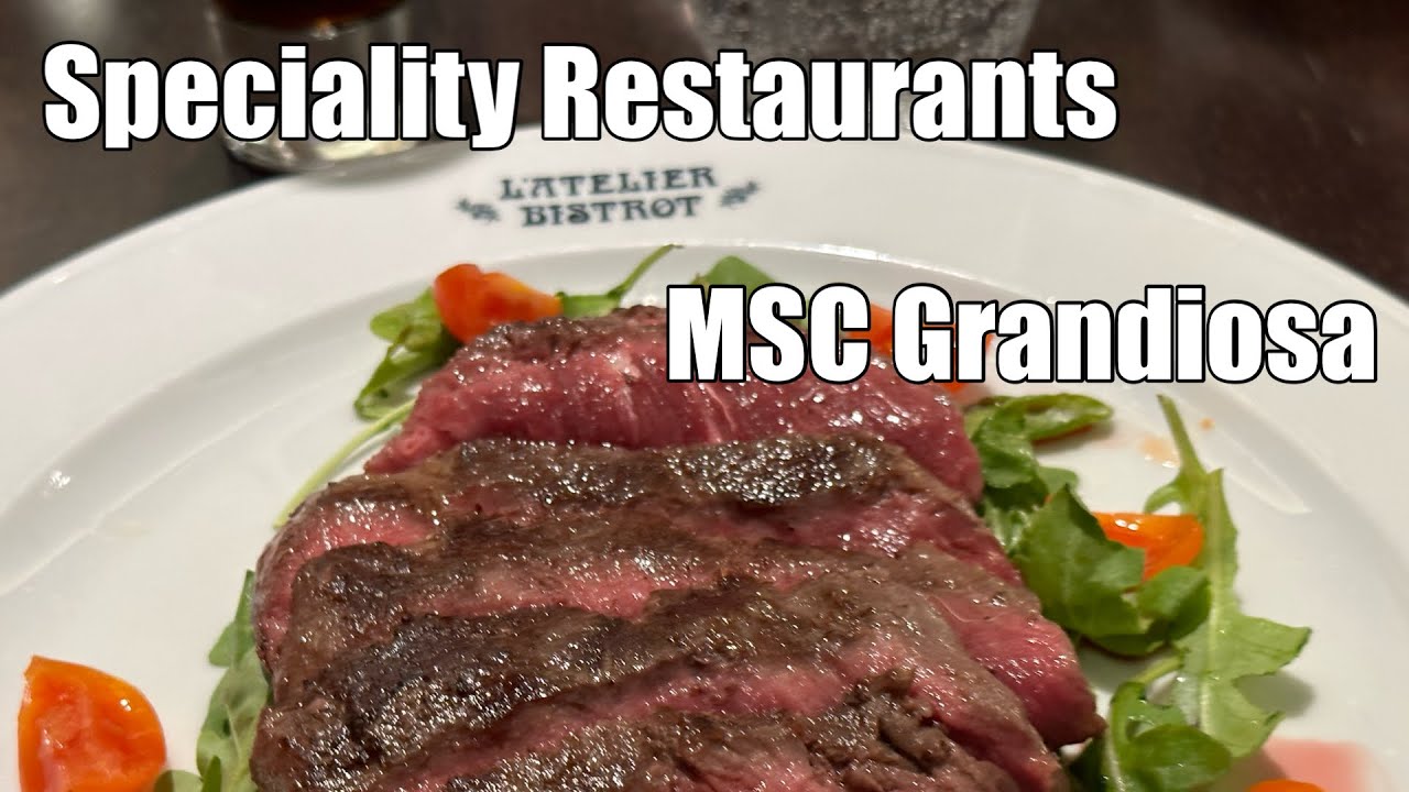 Специализированные рестораны на MSC Grandiosa — Прогулки с Филом