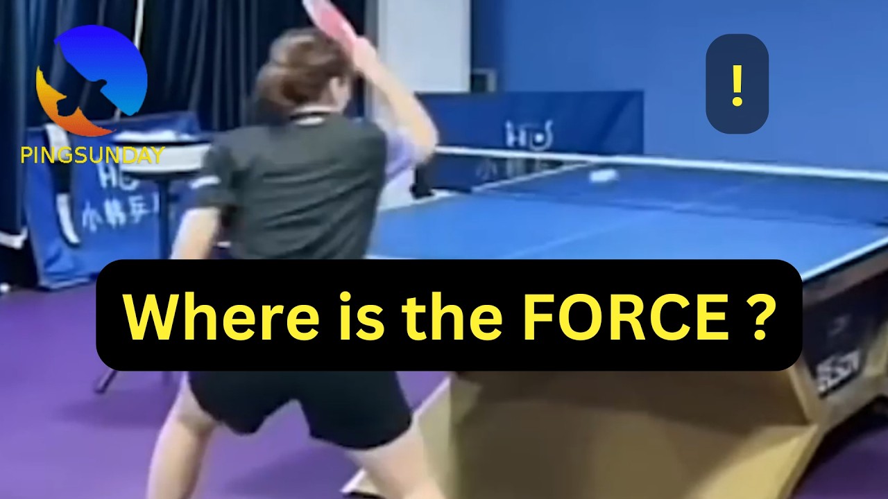 coach XiaoHan 36 - How to generate force in table tennis ?
