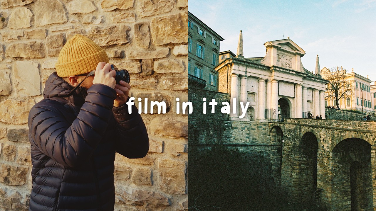 a day of film photography in italy