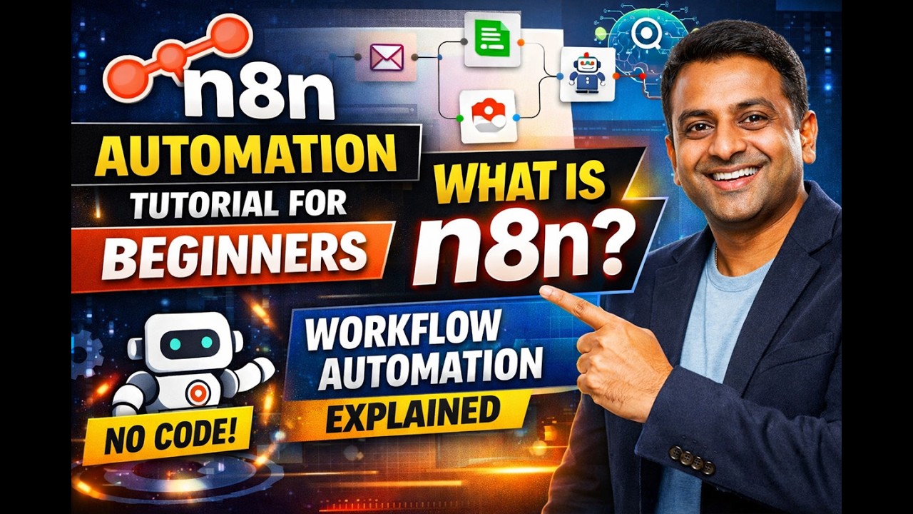 n8n Automation Tutorial for Beginners | What is n8n? Complete Introduction to Workflow Automation
