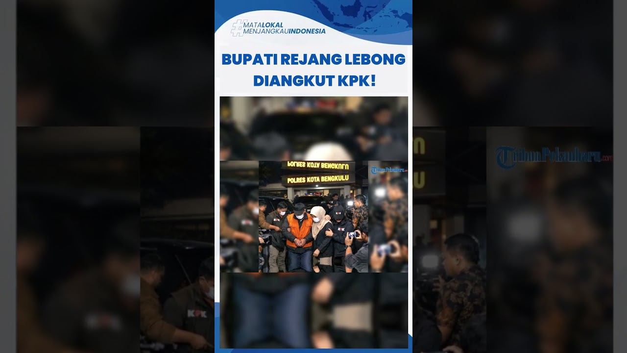 Terjaring Operasi Tangkap Tangan KPK, Bupati Rejang Lebong, Muhammad Fikri Thobari Digelandang KPK
