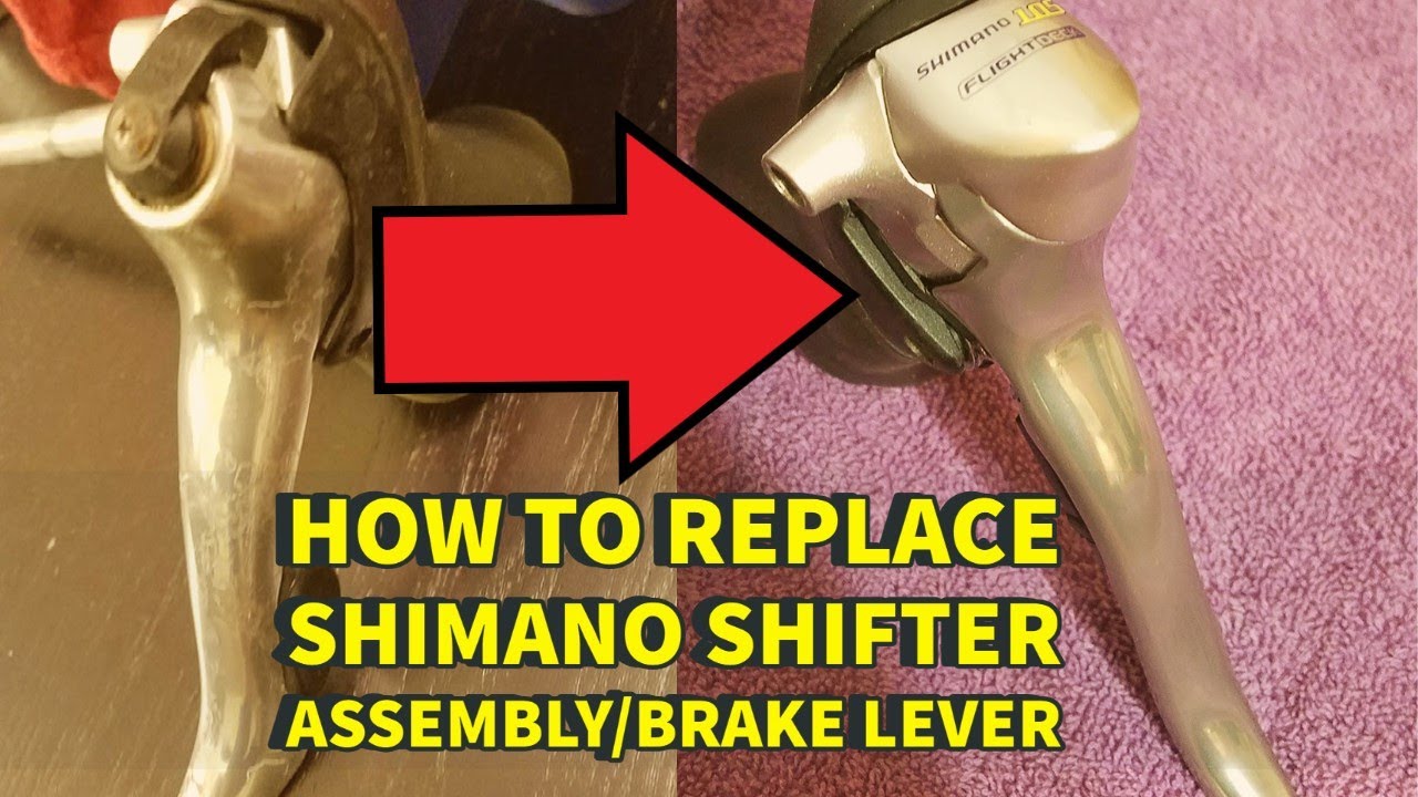 HOW TO REPLACE SHIMANO SHIFTER & BRAKE LEVER FROM OLD SHIMANO 105 ST-5500 TO NEW!