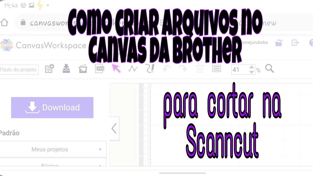 Como criar arquivo no Canvas para corte na Scanncut