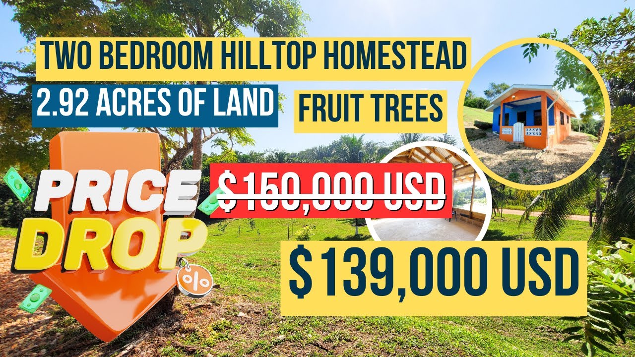 Belize Real Estate Charming Two Bedroom Hilltop Home | Perfect Retirement Retreat | Real Estate Tour