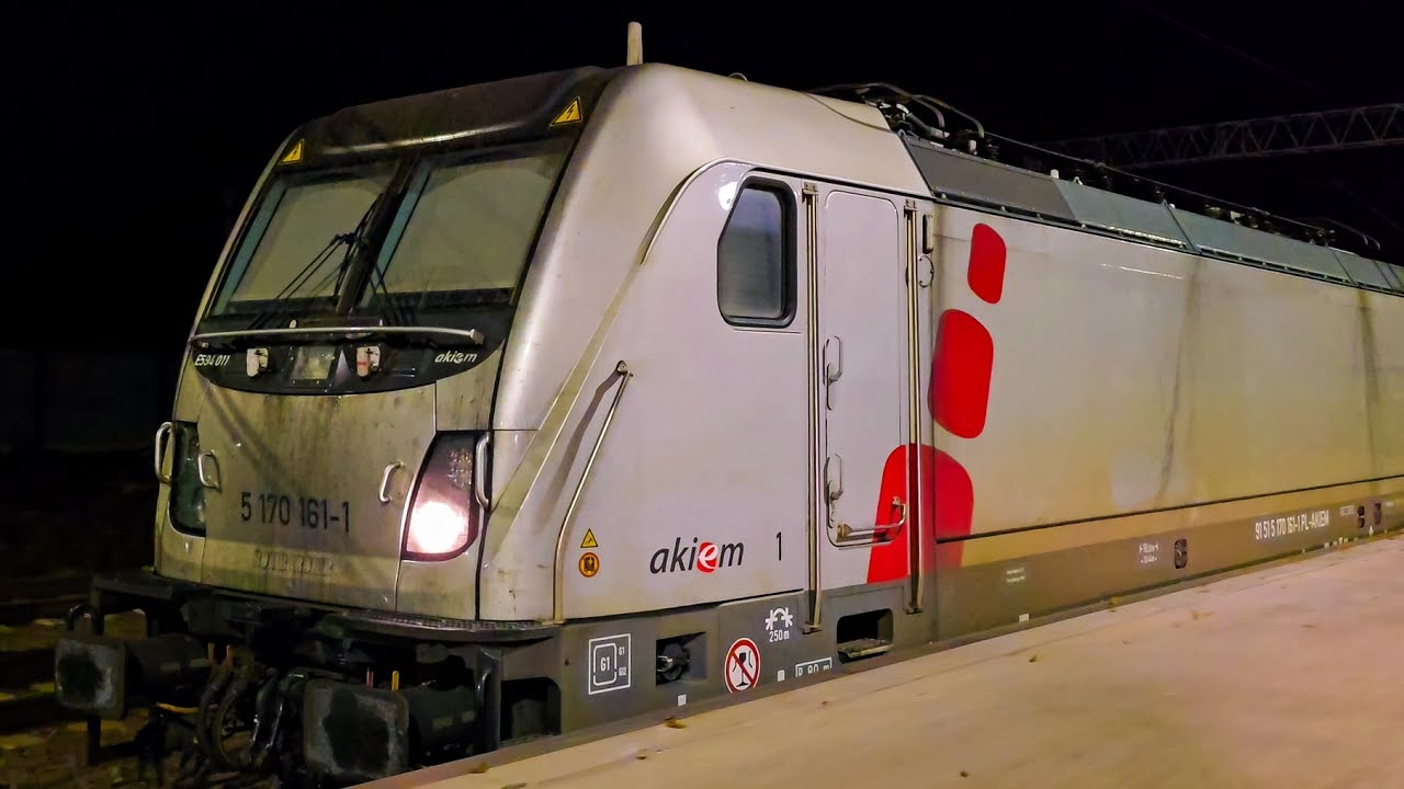 TRAXX E594-011 ⚪🔴 AKIEM 🔹Czechowice-Dziedzice🔹➡️ manewry 
