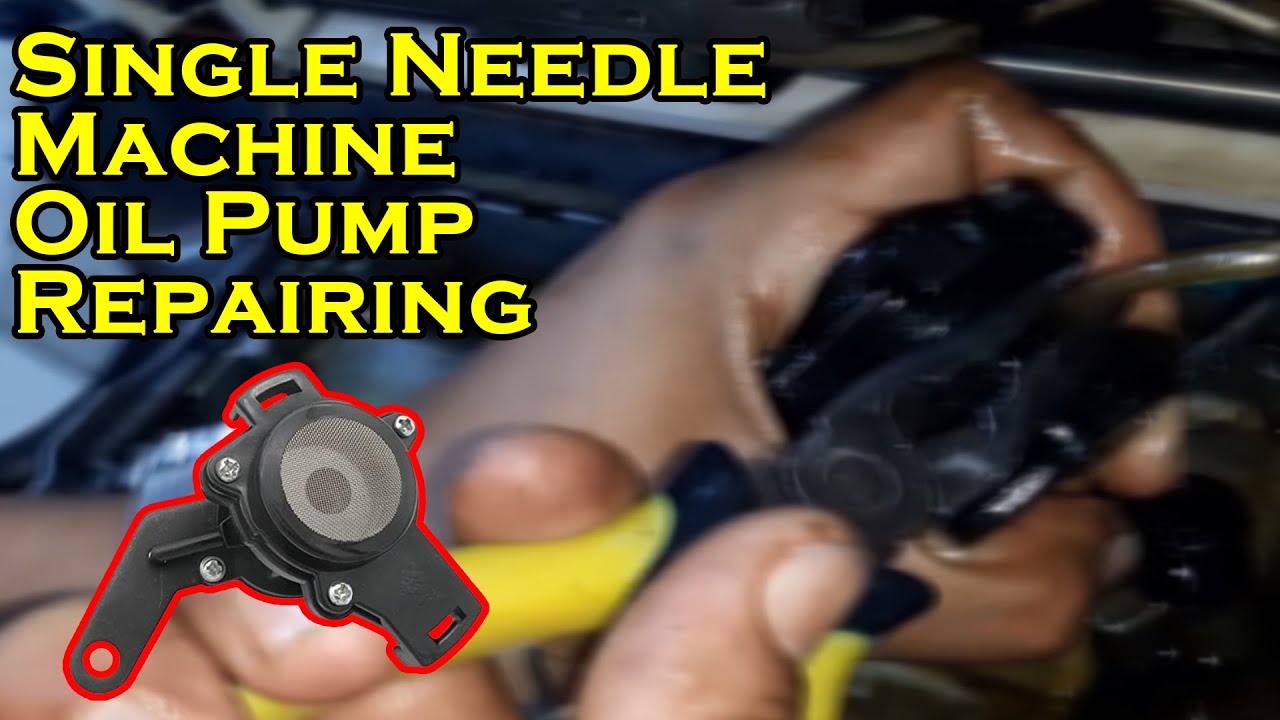 Single Needle Machine Oil Pump Repairing#oilpump ,Juki Sewing Machine oil pump setting #engineering