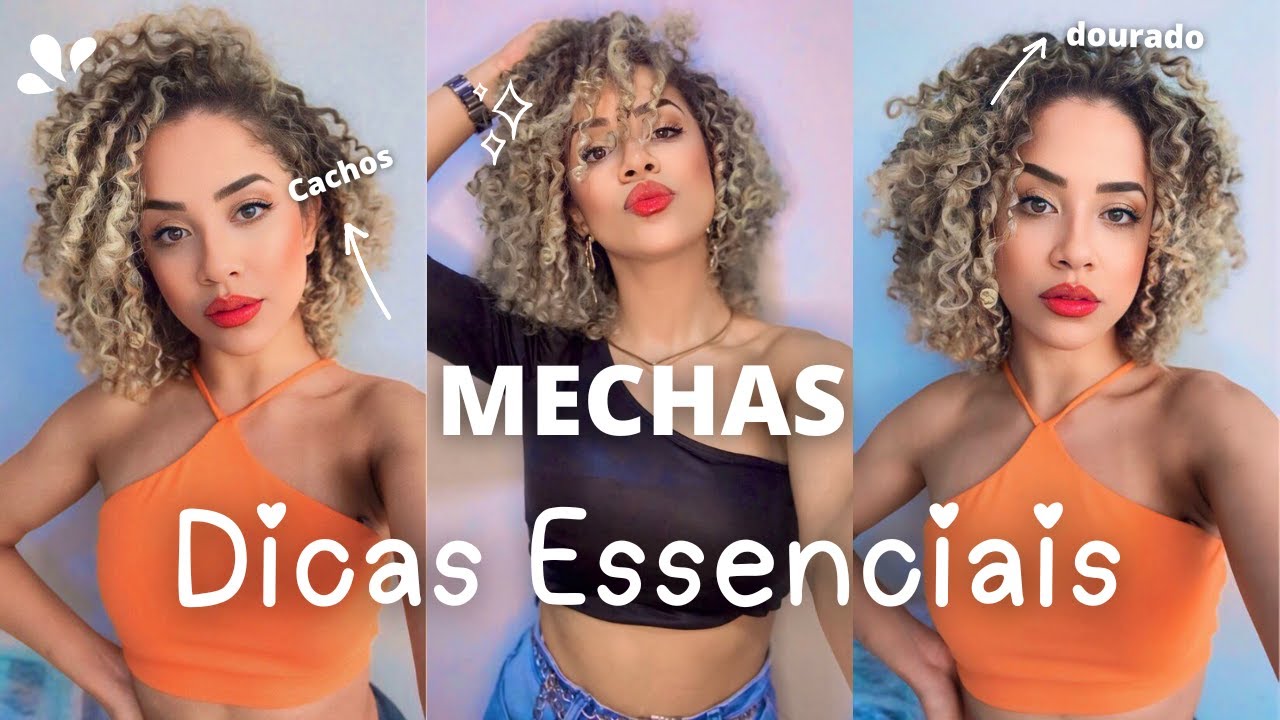 ✨Mechas Douradas em Cabelos Cacheados | 🧴Dicas e Cuidados Essenciais!