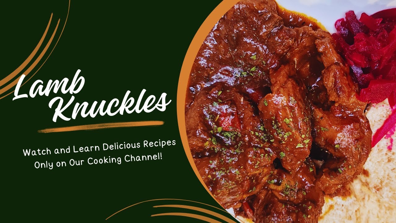 Lamb knuckles with Steamed bread