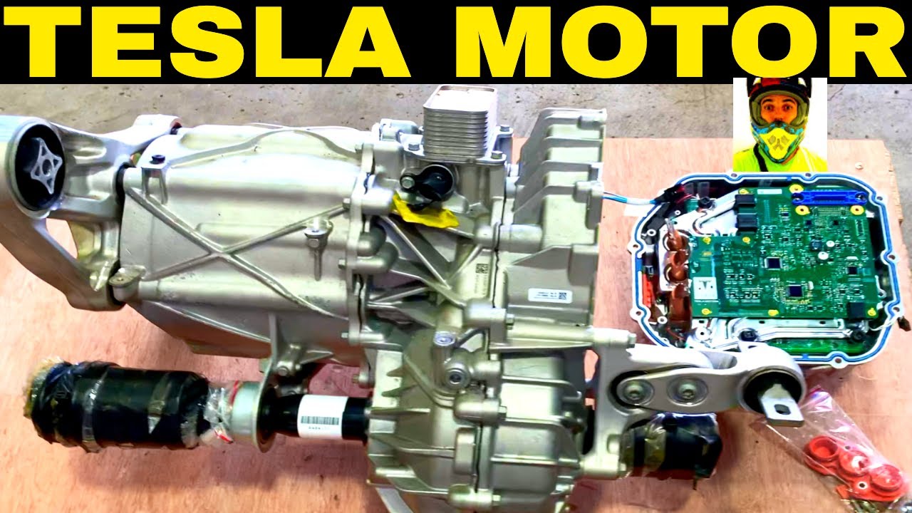 Inside 220kW Front Tesla Motor (small drive unit) Electronics Overview