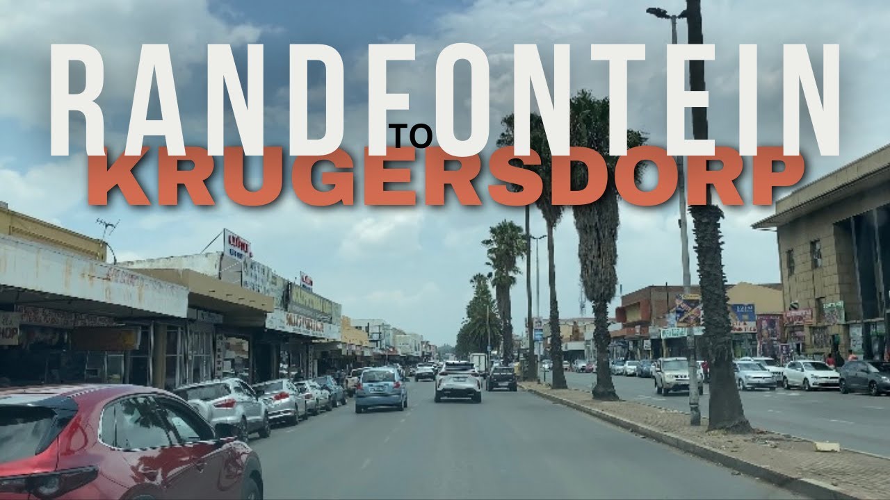 Driving from Randfontein to Krugersdorp | Johannesburg | South Africa |