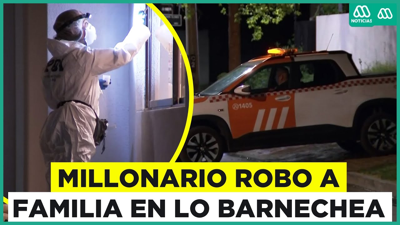 Millonario robo a familia en Lo Barnechea: Delincuentes los amenazaron con armas