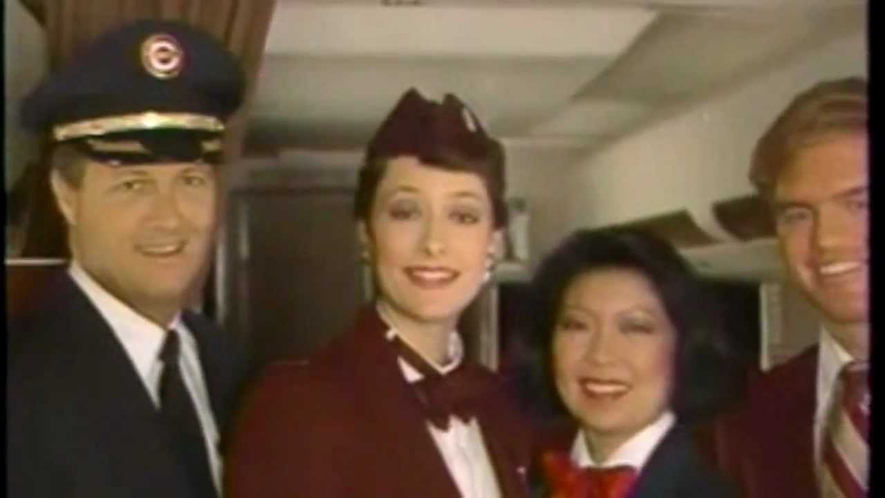 Northwest Orient Airlines Boeing 757 Safety Video and NWA Television Commercials