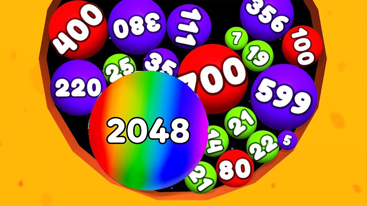 DIGS & BALLS - 2048 Sand Balls (Dig 2048 Games) Asmr Satisfying Math Games Mobile