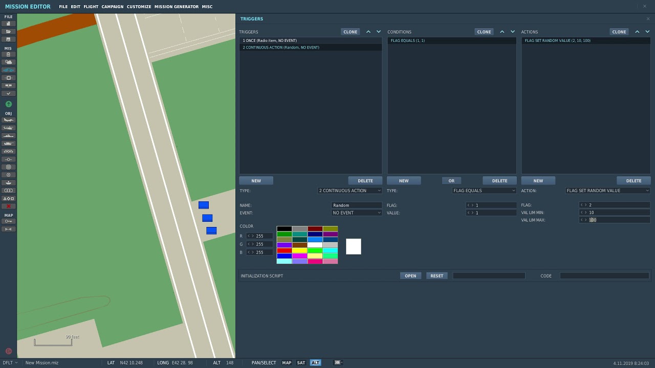 DCS Mission Editor - Random Trigger Tutorial