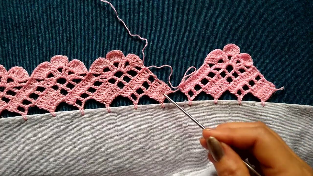 Linda puntilla para servilletas, num 895 paso a paso.#tutorial #arte #parati #crochet #servilletas