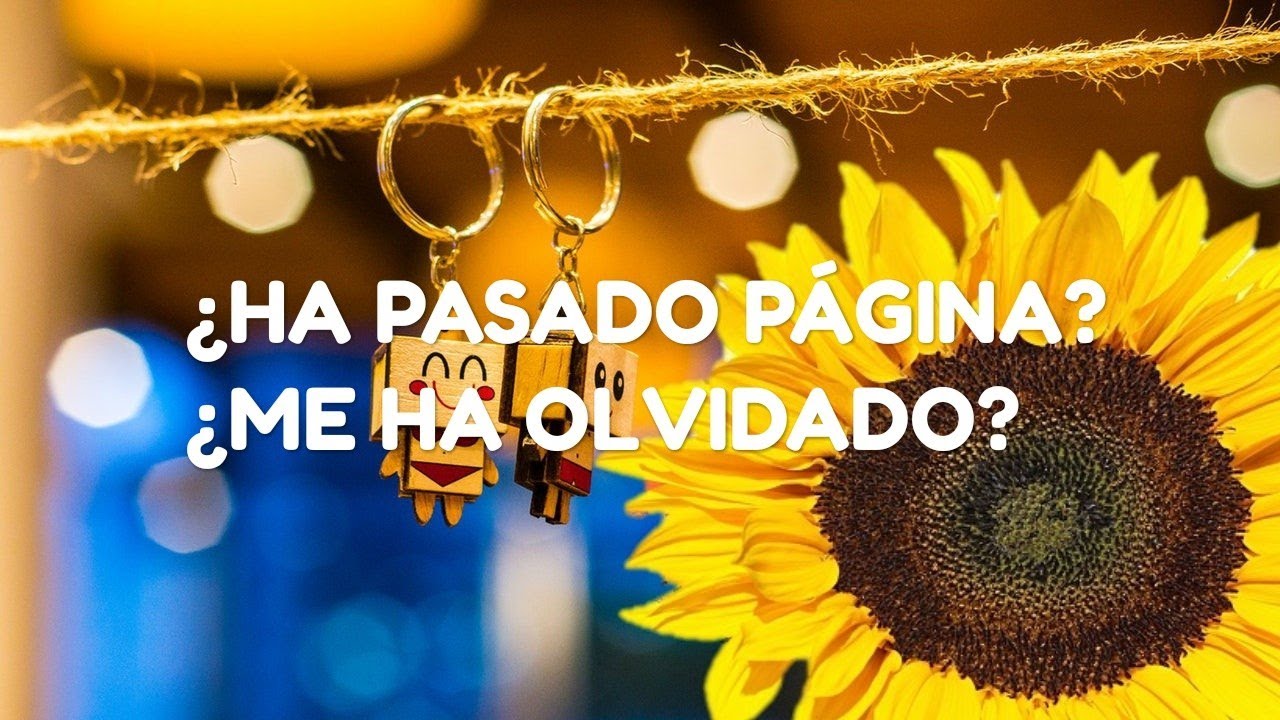 ¿Ha pasado página? ¿Me ha olvidado? 🤔