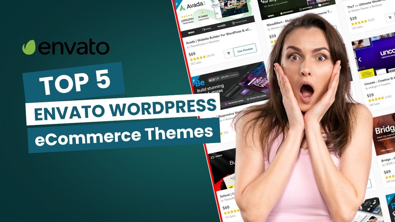 Top 5 Envato WordPress eCommerce Themes for SUCCESS in 2025 | Kabirians #TechReels #HelpfulTips
