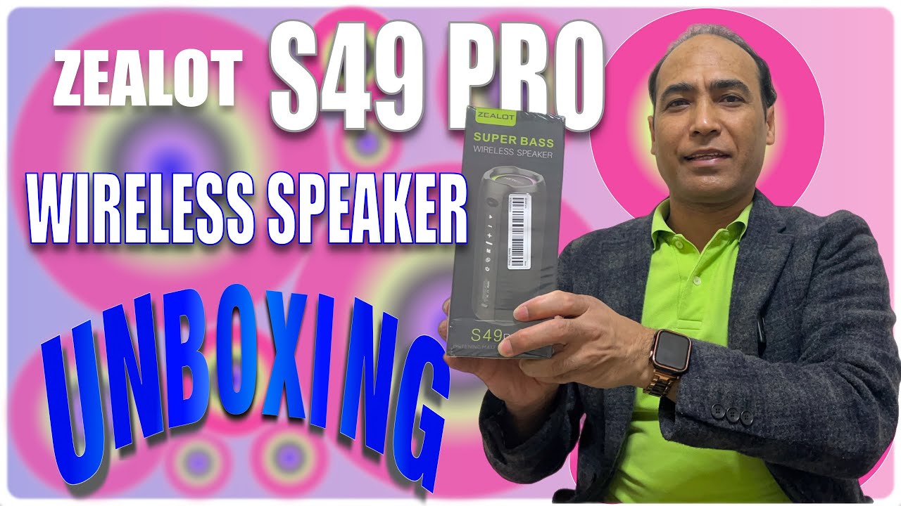 Indoor uses Speaker ZEALOT S49 Pro unboxing || Dual Speaker connect system for best Music