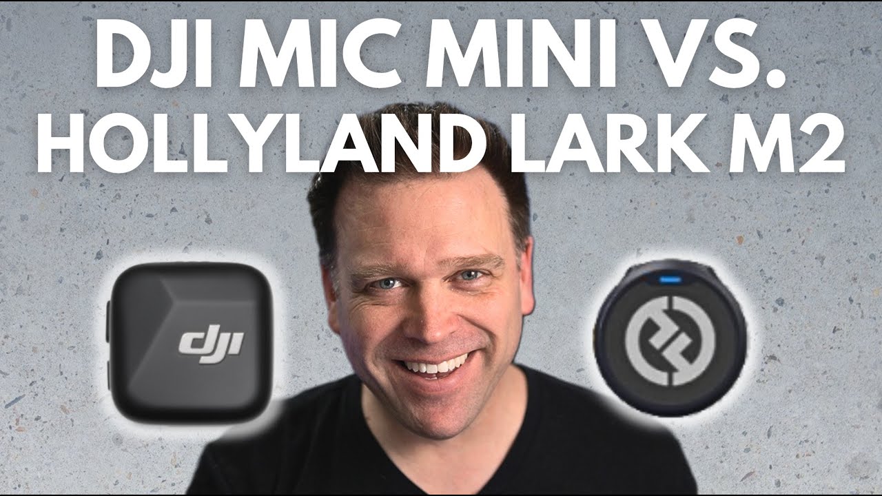 DJI Mic Mini vs Hollyland Lark M2 wireless microphone comparison (not sponsored)