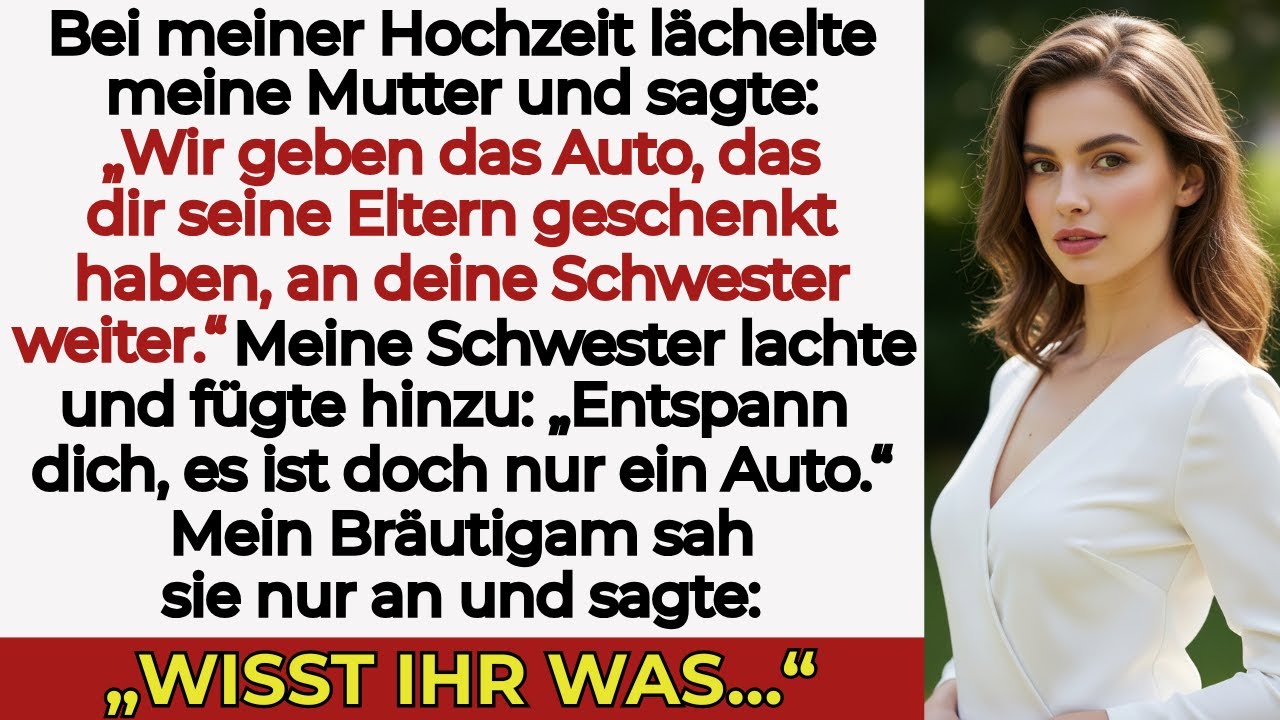 Meine Familie fuhr bei meiner Hochzeit mit dem Auto davon — am nächsten Tag verlor sie das Erbe