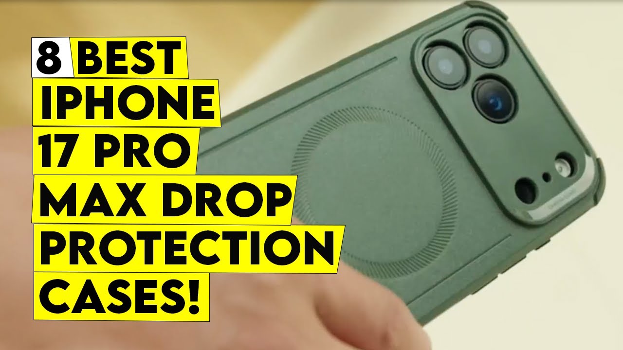 Best iPhone 17 Pro Max Drop Protection Cases 2025🔥 &ndash; Top 8 Picks