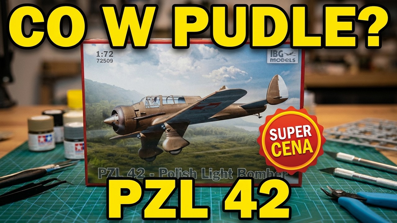 Co w pudle? PZL 42 (od IBG) #plasticmodelkits #modelarstwo #hobby