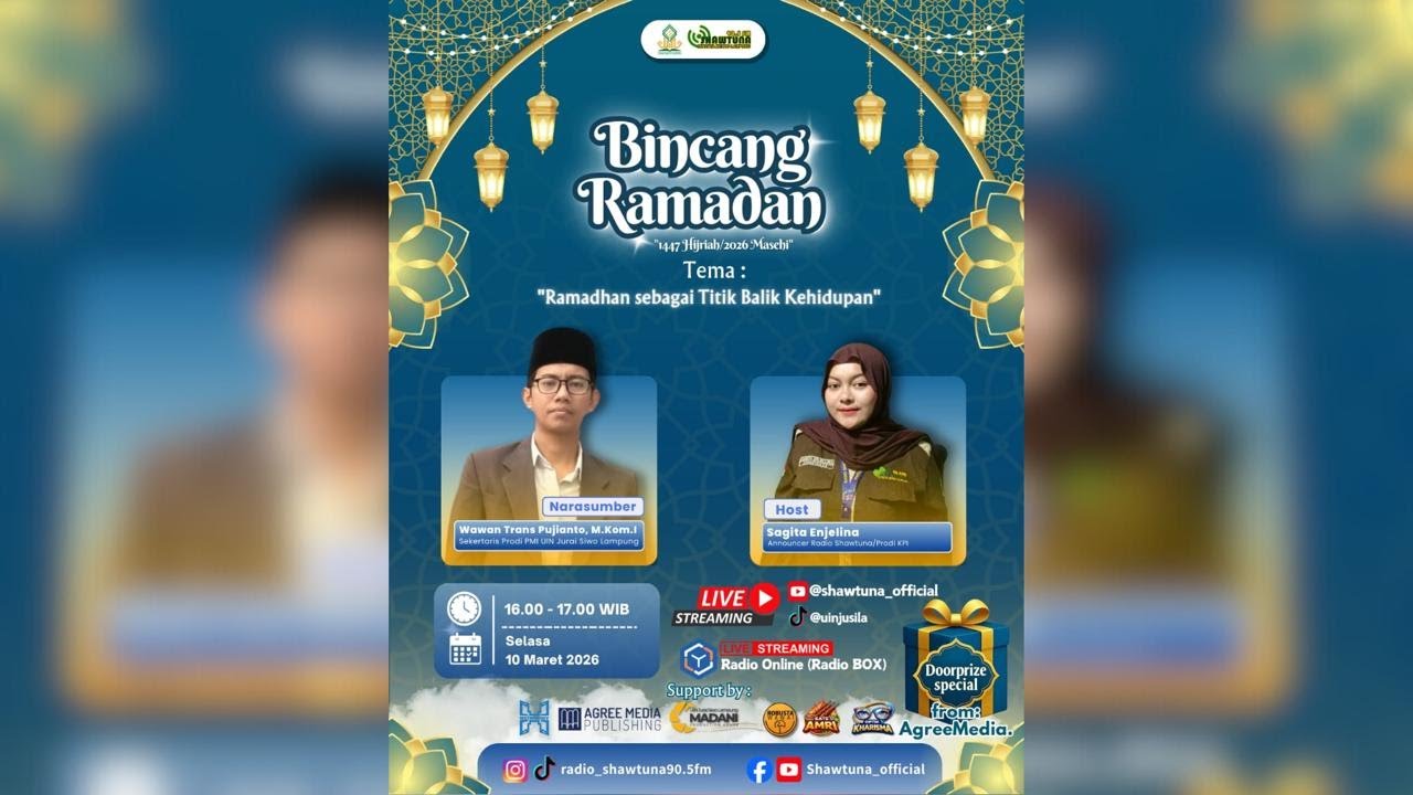Ramadhan sebagai Titik Balik Kehidupan by Wawan Trans Pujianto //  #uinlampung#uinjuraisiwolampung