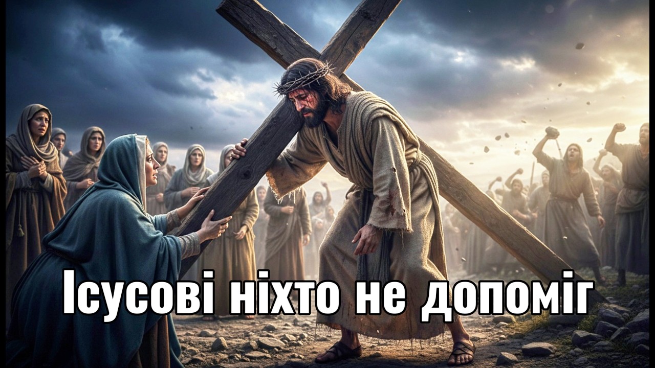 Ісусові ніхто не допоміг | Страсна пісня про дорогу на Голгофу
