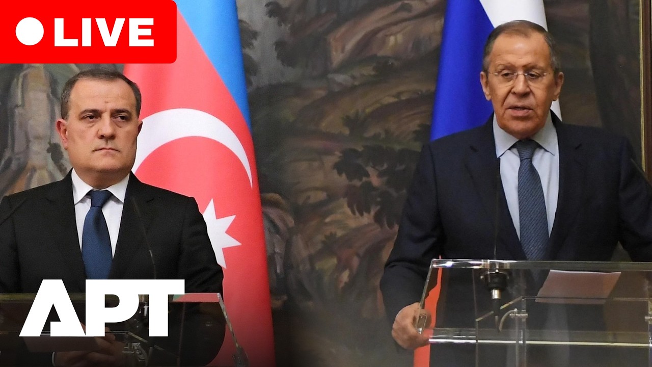 LIVE | Russia's Lavrov and Azerbaijan FM Address Joint Press Conference | APT