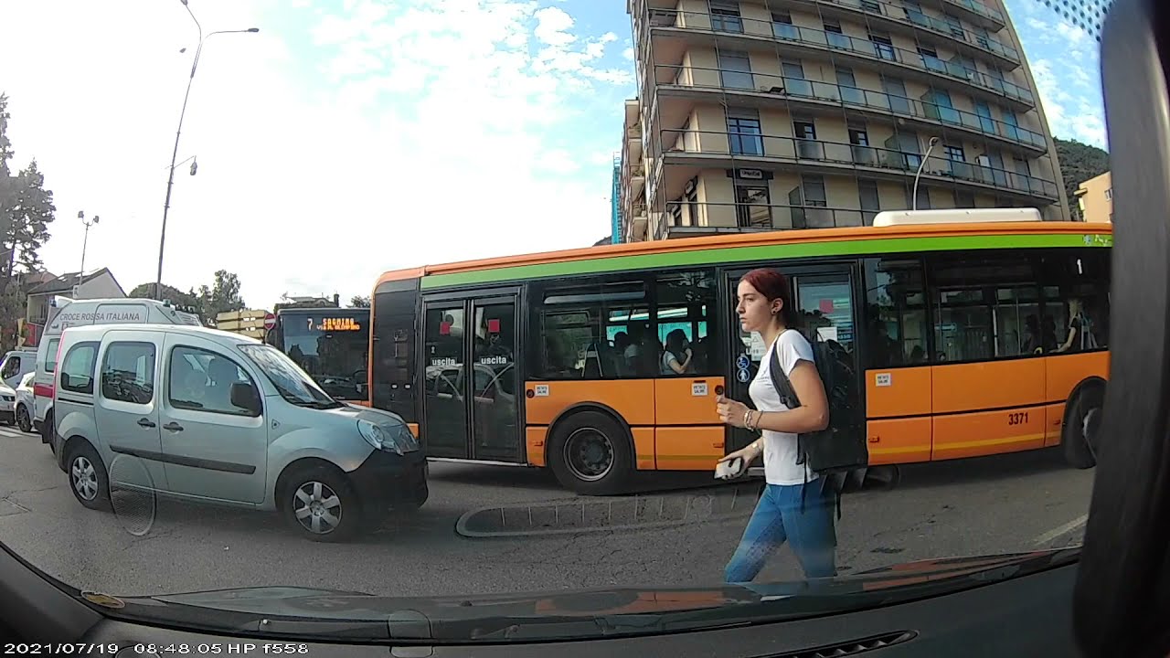 DRIVING IN ITALY #1 | Como → Cantù (Lombardy) | 8.44–9.17 AM | 19/07/2021