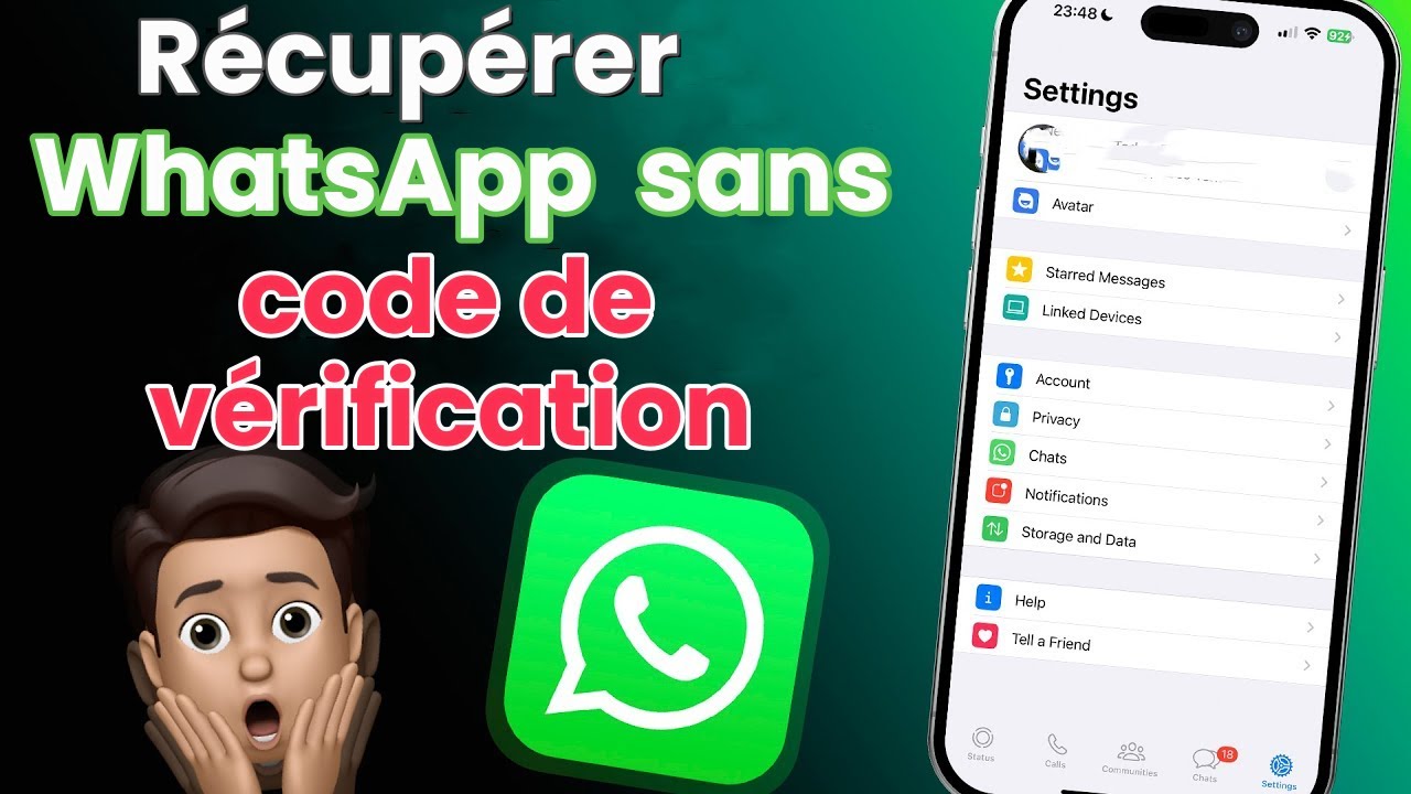 Comment récupérer mon compte WhatsApp sans code de vérification ?