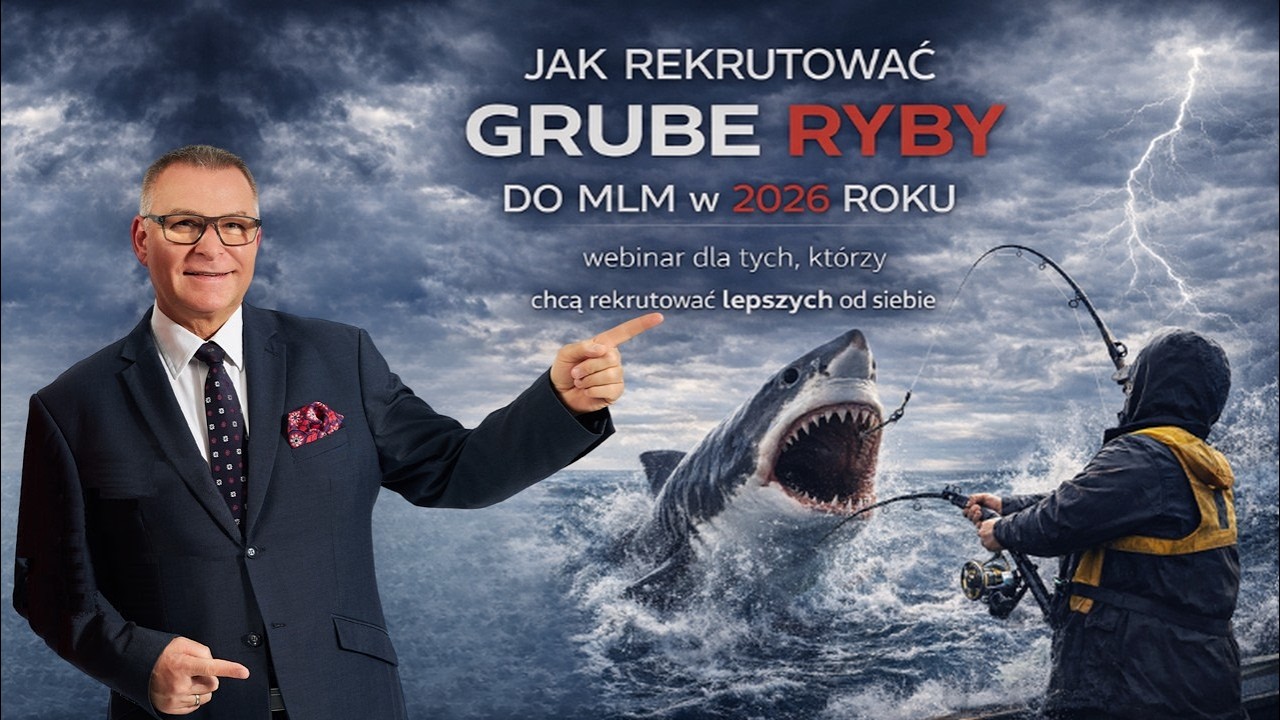 SZKOLENIE - Jak rekrutować GRUBE RYBY do MLM w 2026 roku?