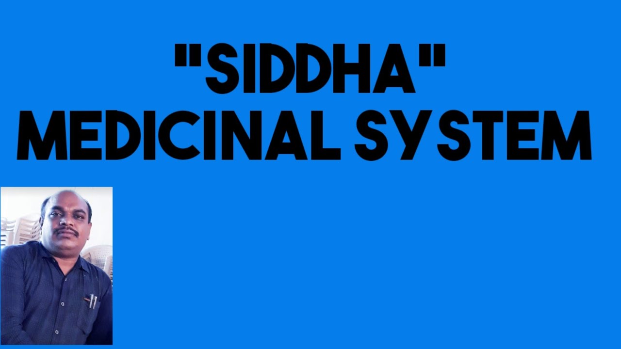 Siddha medicinal system in English