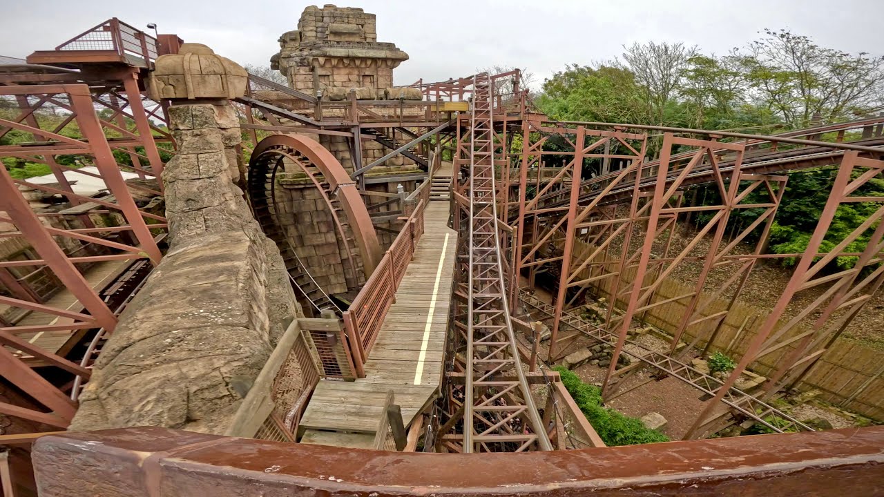 【解説付き】 インディ・ジョーンズ：テンプル・オブ・ぺリル on-ride POV (乗車映像) / Disneyland Paris (フランス)