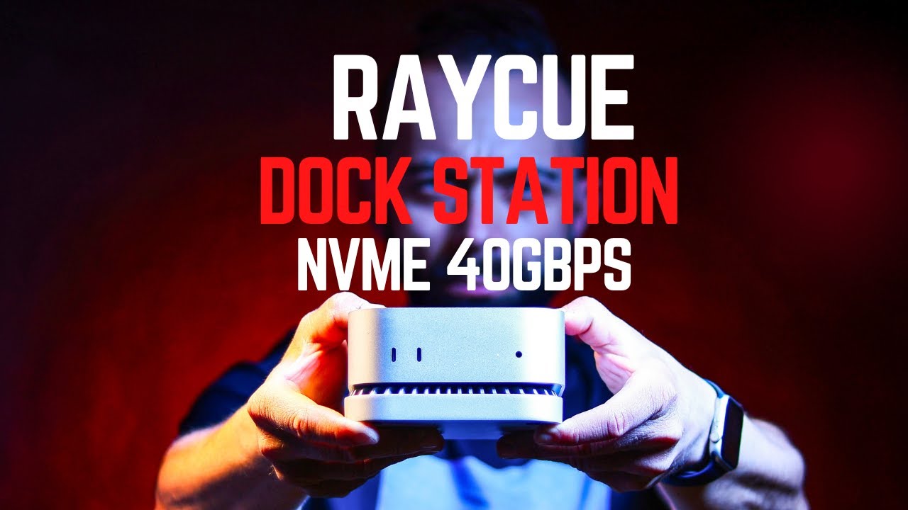 RAYCUE Mac Mini M4 Stand & Hub z NVME 40Gbps-speed test I recenzja