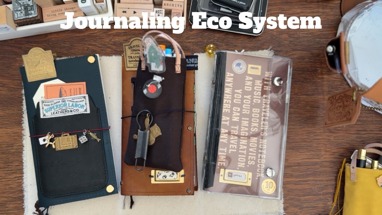 Journal and Planner Ecosystem | Traveler’s Notebook, Hobonichi Weeks and MD notebook | Techo Kaigi