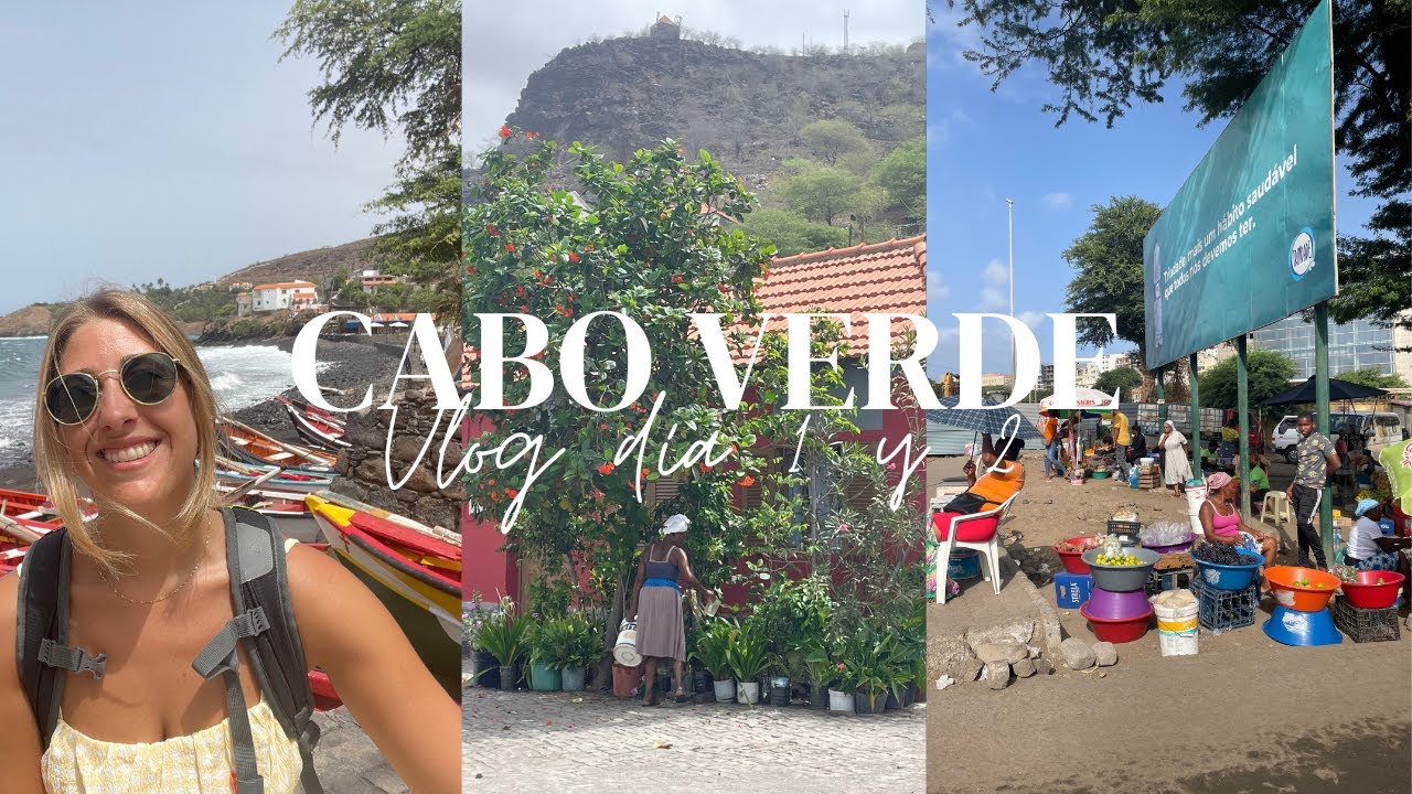 CABO VERDE (Vlog día 1 y 2) 🇨🇻✈️ | Llegamos a la ISLA DE SANTIAGO, visitamos PRAIA y CIDADE VELHA