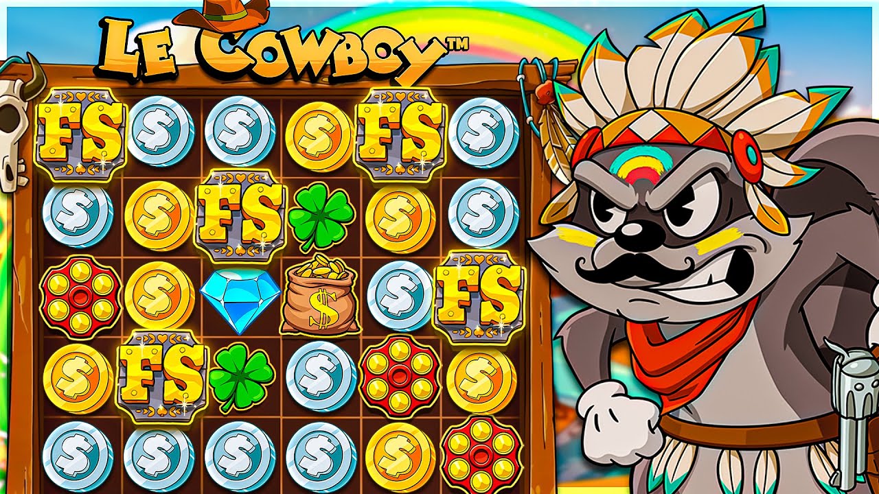 5 СКАТТЕР-БОНУСА в игровом автомате LE COWBOY!!