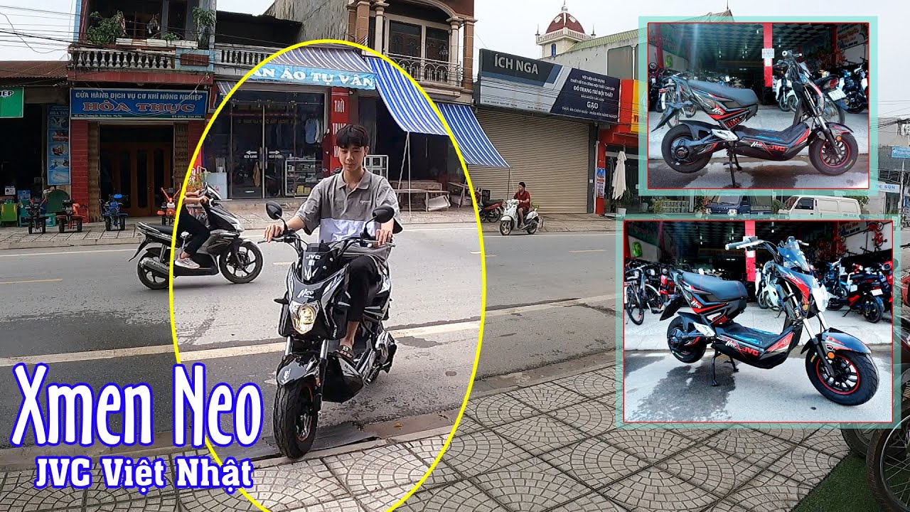 Xmen Neo JVC Việt Nhật. Xe máy điện dành cho học sinh. Dễ điều khiển, an toàn, ít hỏng vặt.