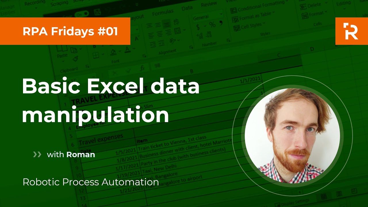 RPA Fridays #1 - UiPath Project: Basic Excel data manipulation
