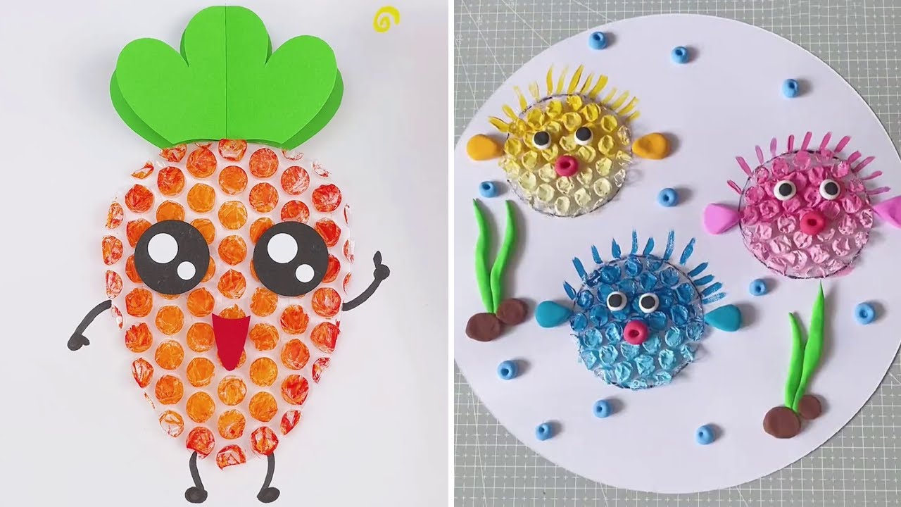 Best Bubble Wrap Art Activities for Kids | Fun Bubble Wrap Craft Ideas and Activities Kids will Love