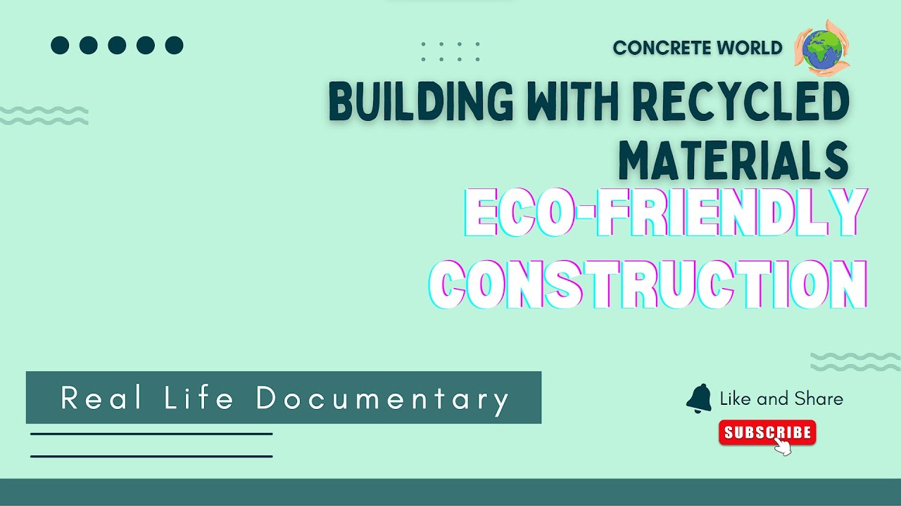 Building with Recycled Materials: Eco-Friendly Construction | Recycling Old Concrete| This Old House