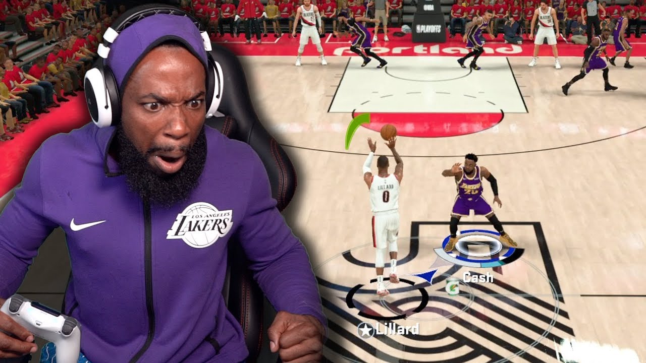 Damian Lillard Half Court Buzzer Beater! Lakers vs Blazers Playoff Game 3! NBA 2K20 Ep 30