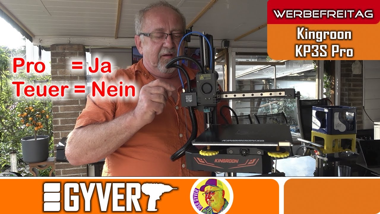 Kingroon KP3S Pro. Klein, präzise, günstig.
