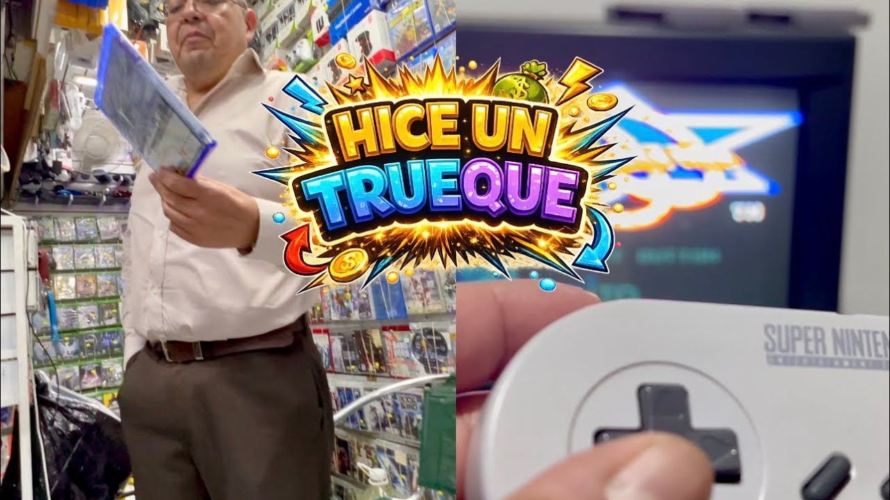 ✅ Rescaté mi Super Nintendo en el tianguis… Haciendo un TRUEQUE 🎮🔥