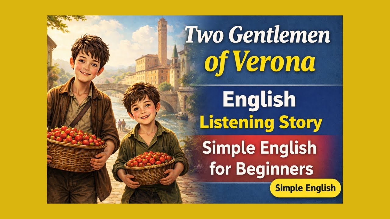 Two Gentlemen of Verona | English Listening Story | Simple English for Beginners
