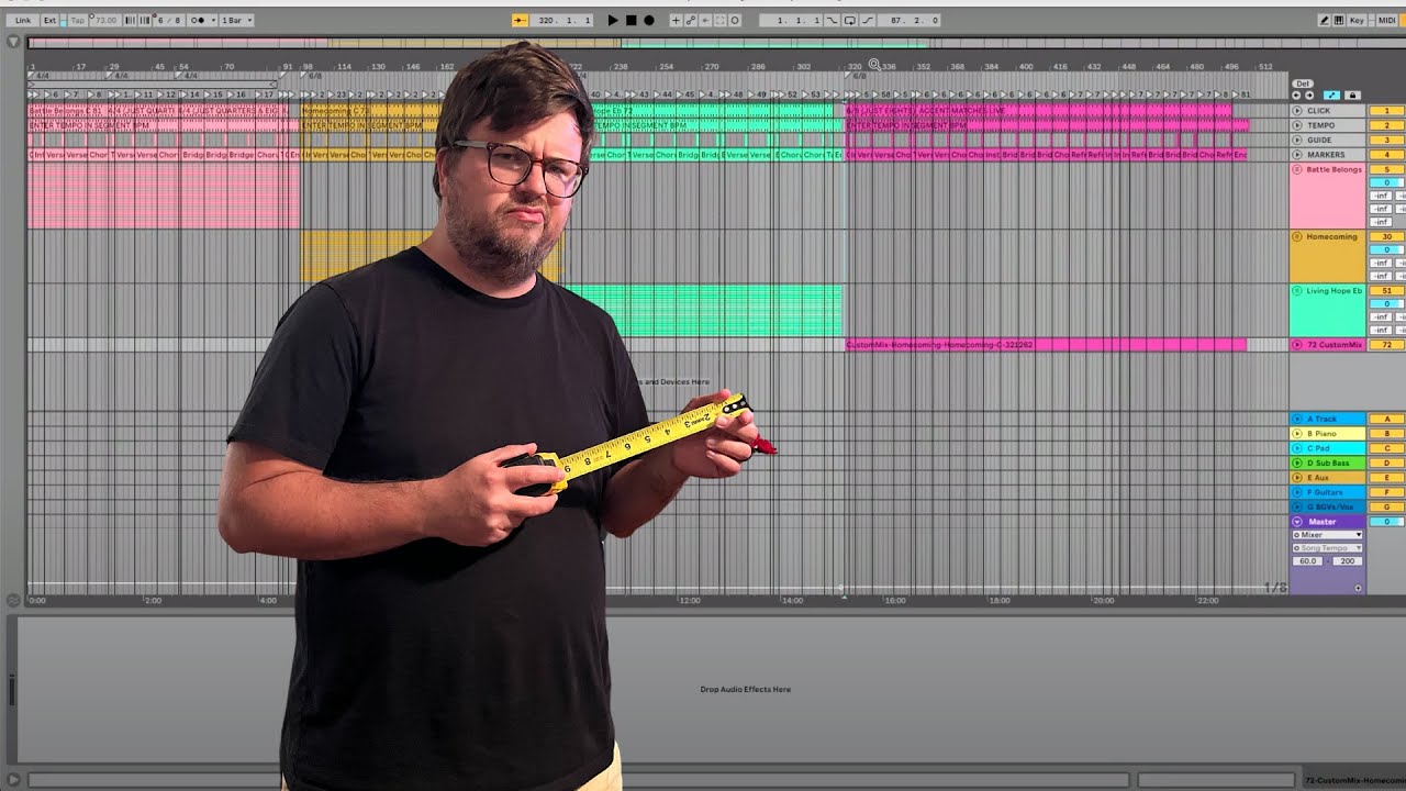 Учебное пособие по Ableton Live: почему аудиоклипы меняют длину при изменении темпа в Ableton